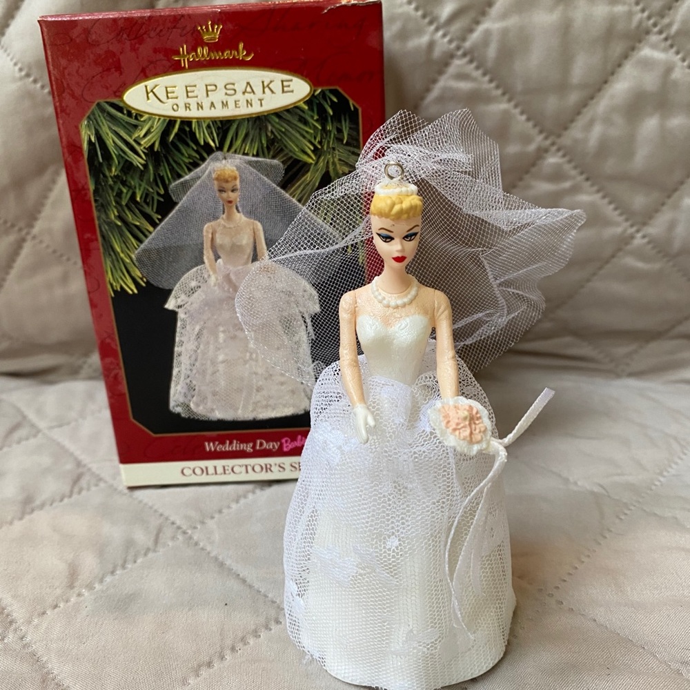 Wedding Day Barbie Ornament!